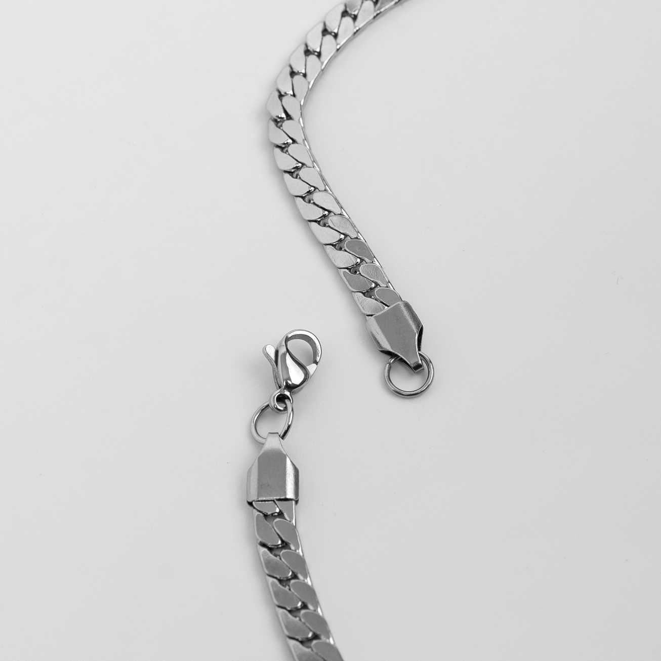 Classic Flat Silver Chain