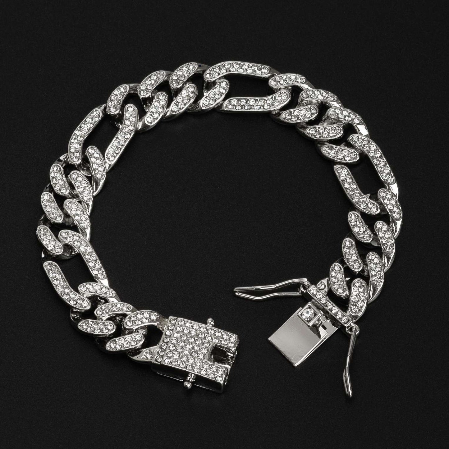 ICED LONG LINK BRACELET
