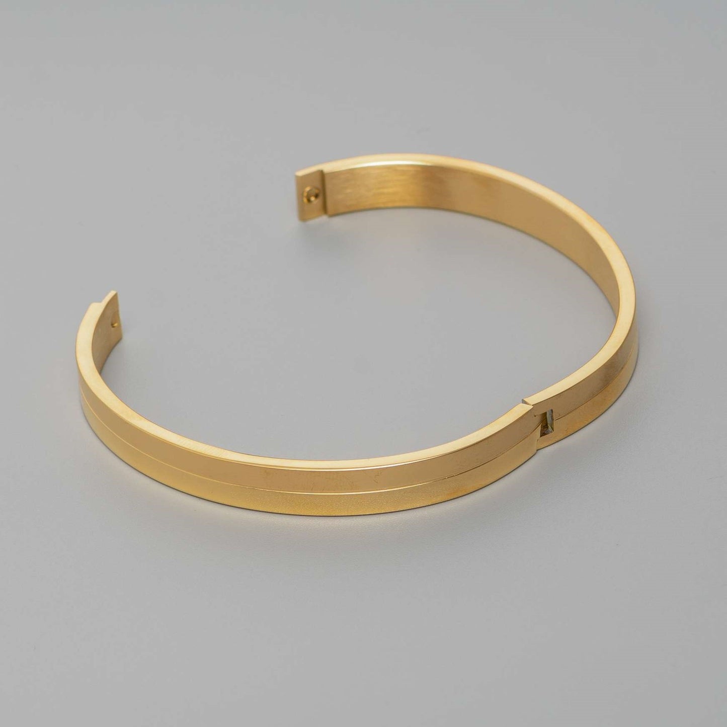 DUAL FINISH GOLD KADA