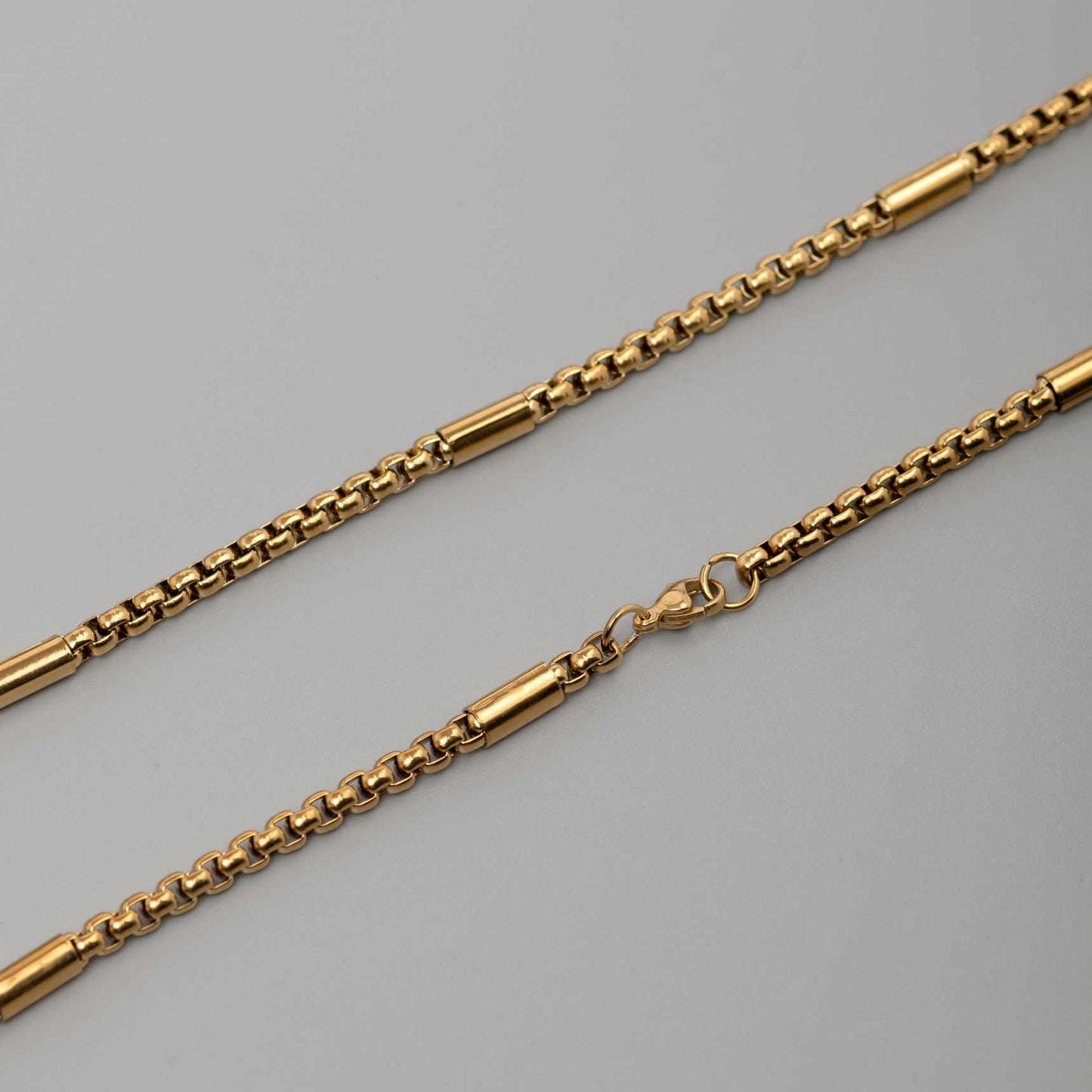 Crown Link 18K Gold Plated Chain