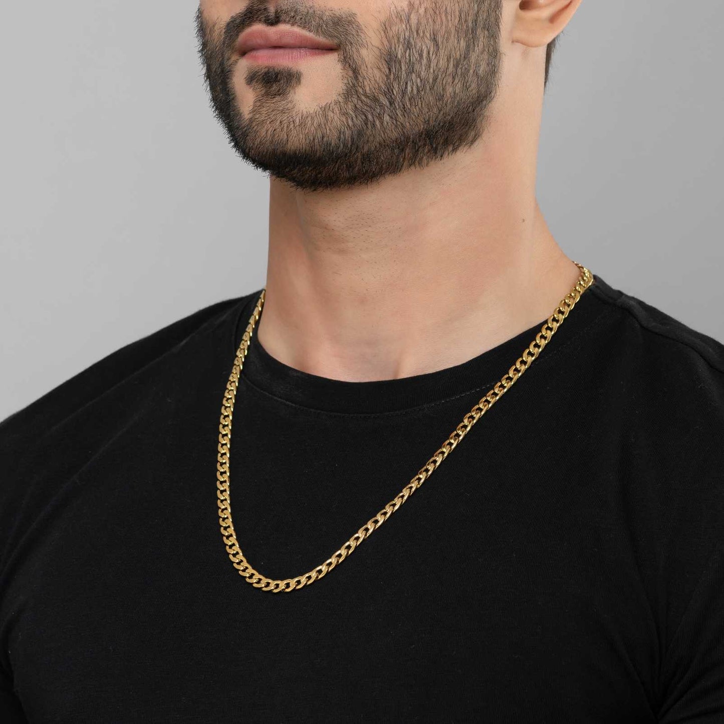 CUBAN 18K GOLD PLATED CHAIN