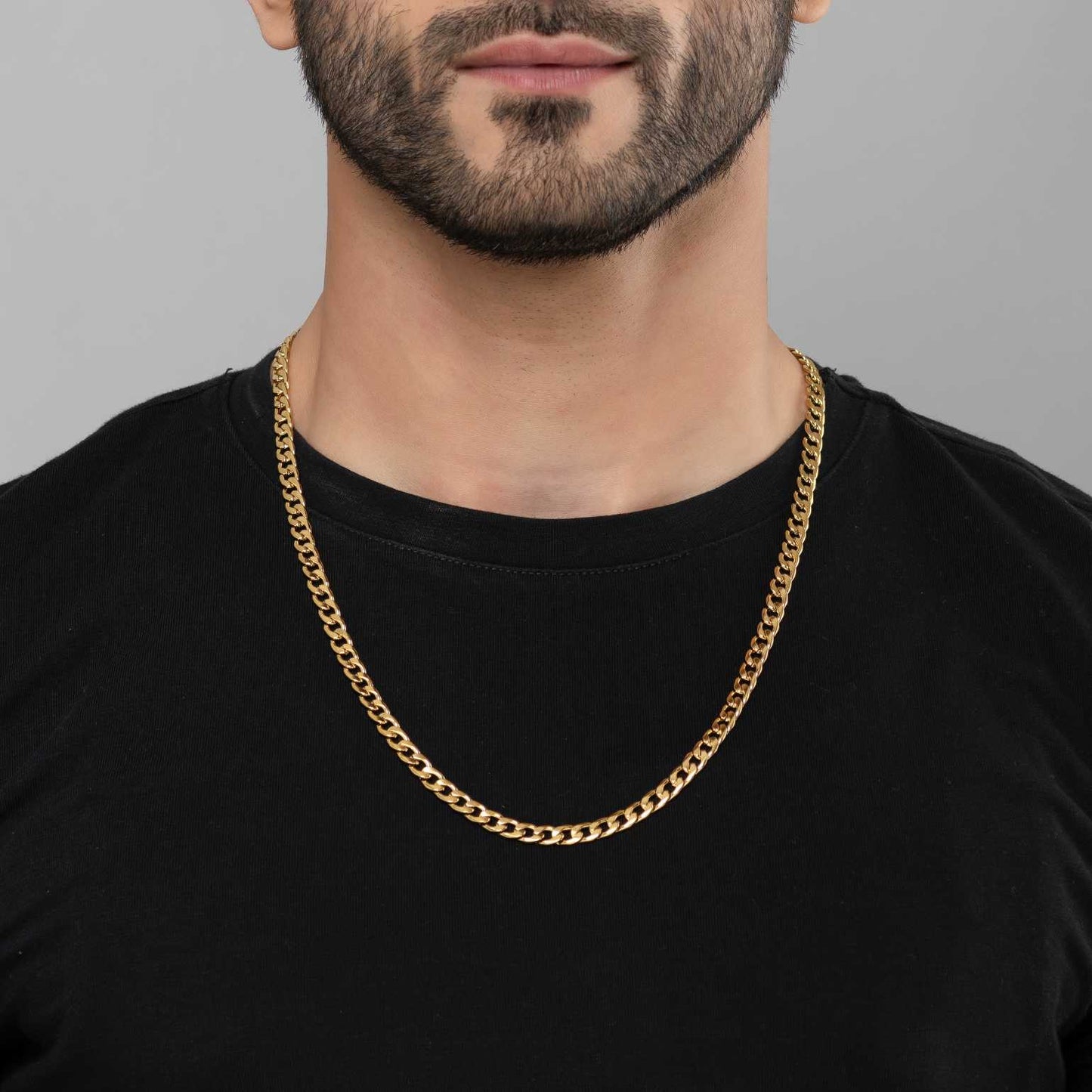 CUBAN 18K GOLD PLATED CHAIN