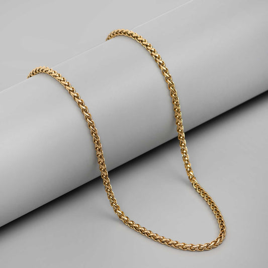 GOLDEN CASCADE 3MM 18K GOLD PLATED CHAIN