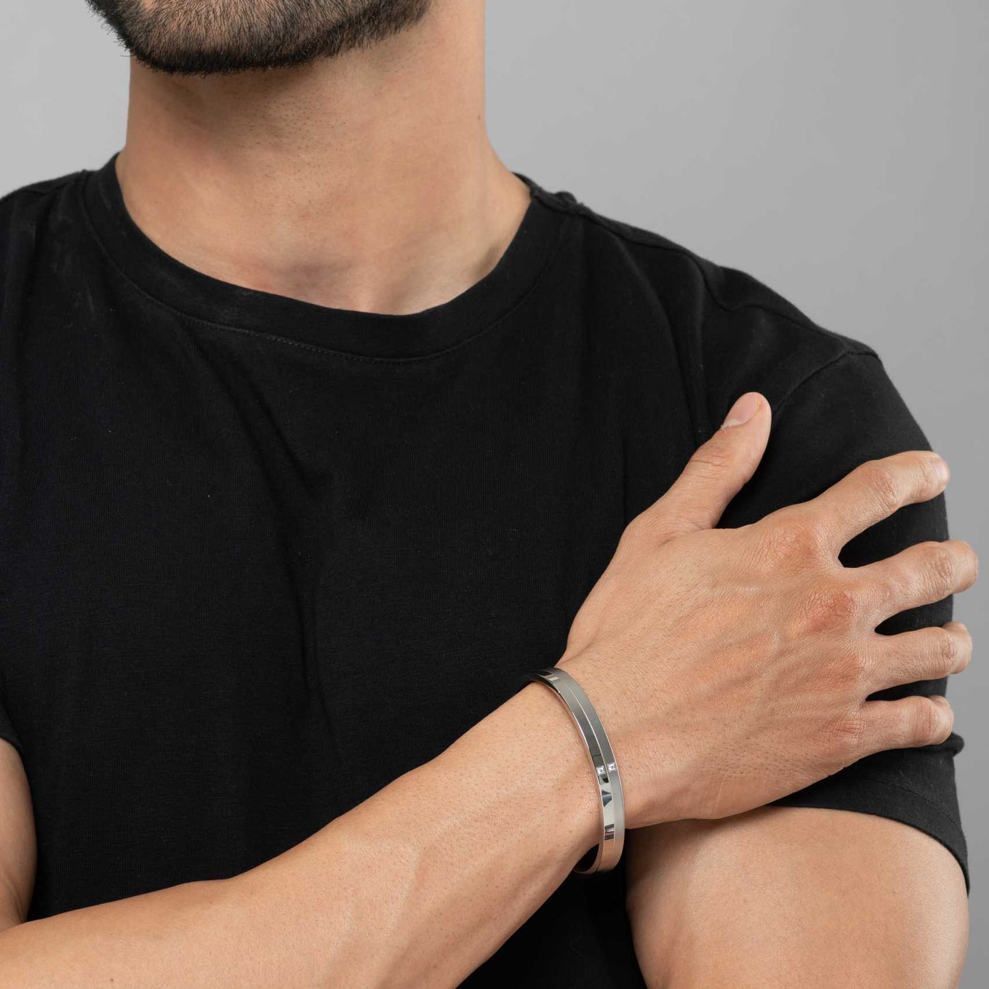 DUAL APEX SILVER CUFF