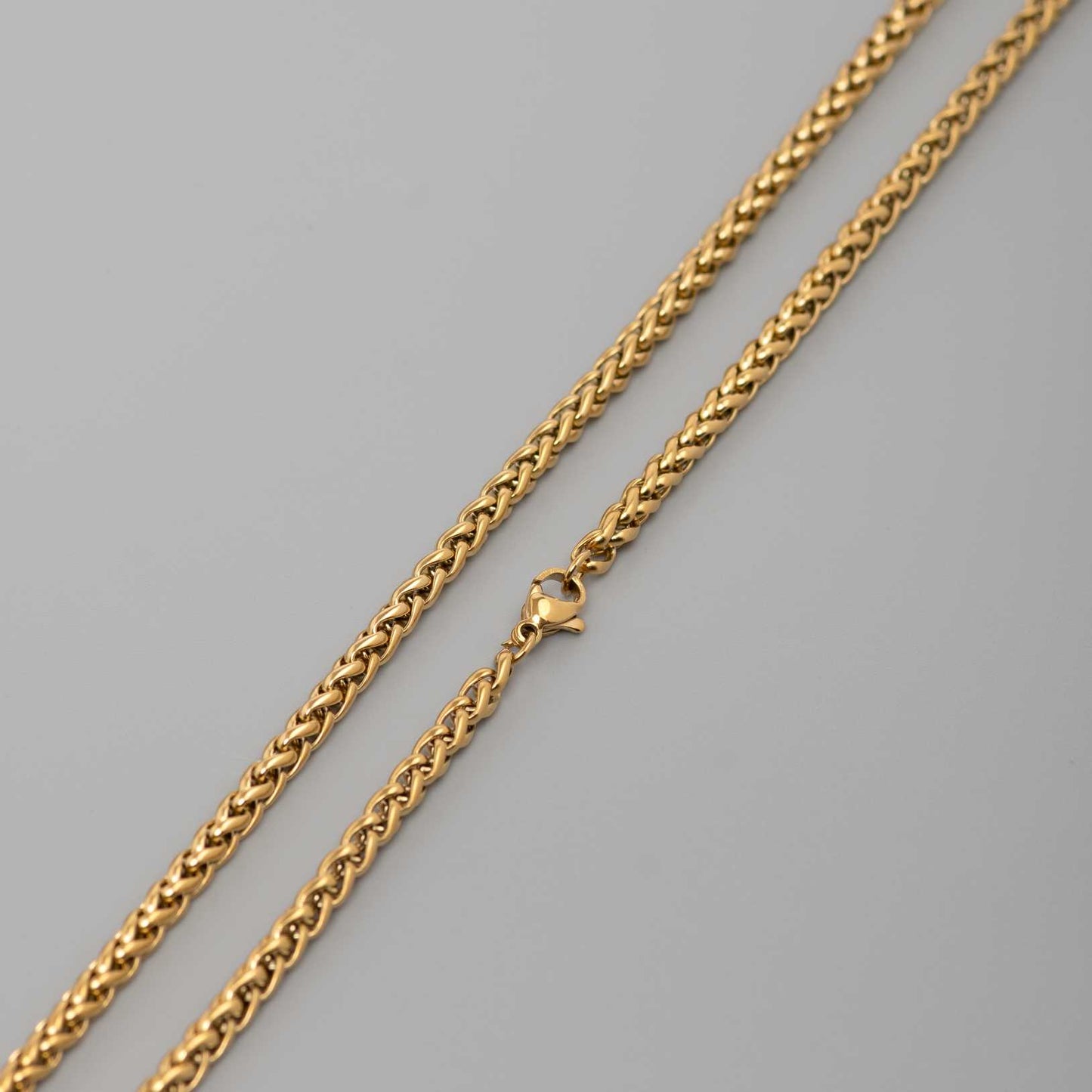 GOLDEN CASCADE 3MM 18K GOLD PLATED CHAIN