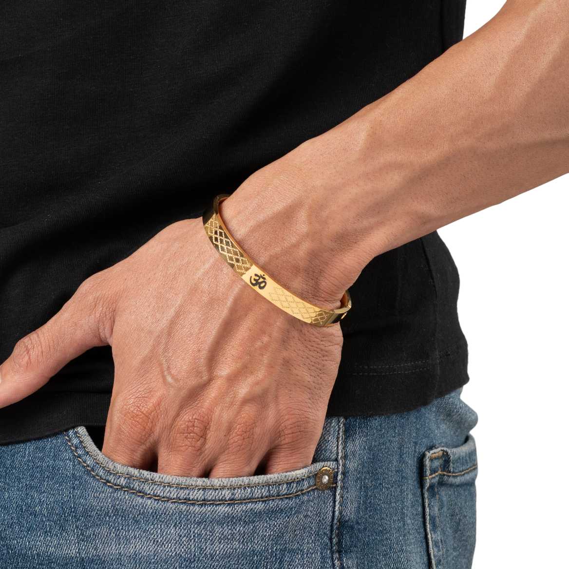 OM GOLD KADA