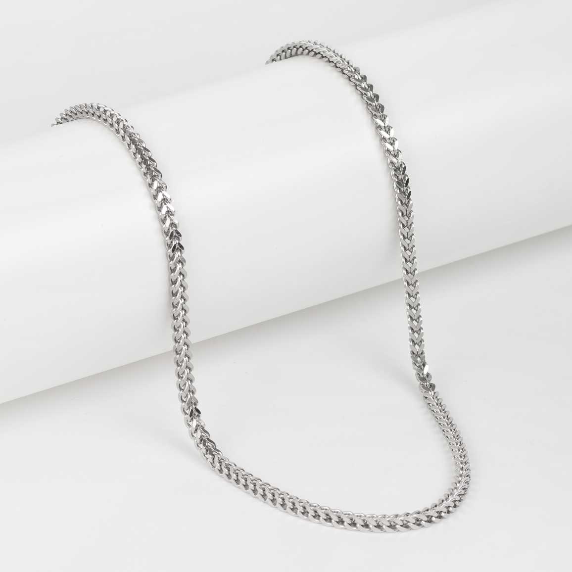 NEO SQUARE SILVER CHAIN