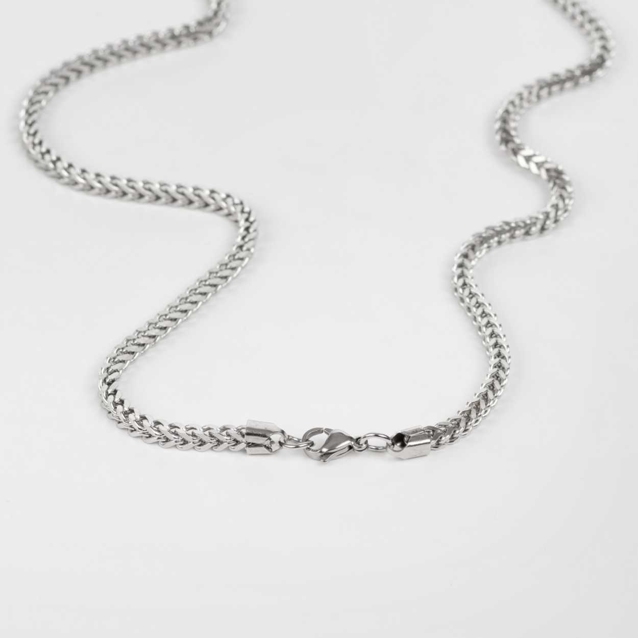NEO SQUARE SILVER CHAIN