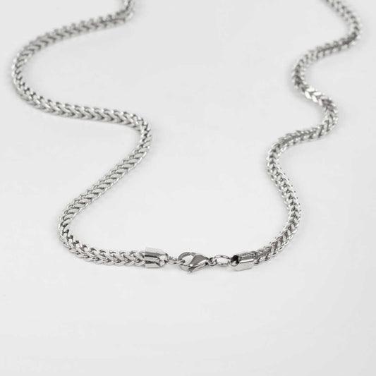 NEO SQUARE SILVER CHAIN