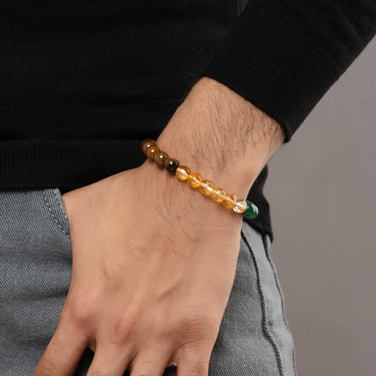 Agate Tiger Bracelet