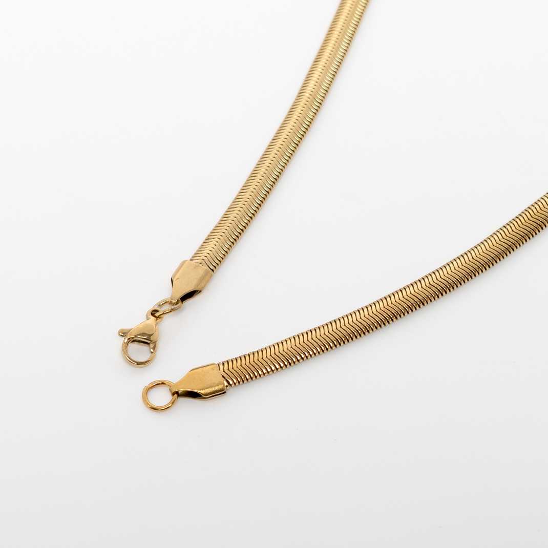 Classic Snake 18K Gold Plated Chain