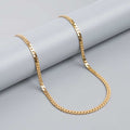 Modern Sleek 18K Gold Plated Chain