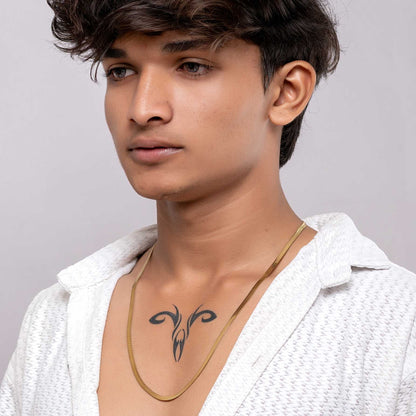 GOLDEN VIPER 18K GOLD PLATED CHAIN