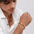 Shivom Gold Kada