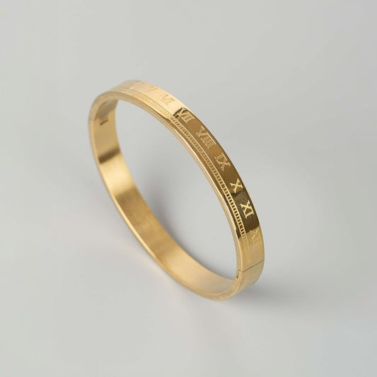 ROMAN TIME GOLD KADA
