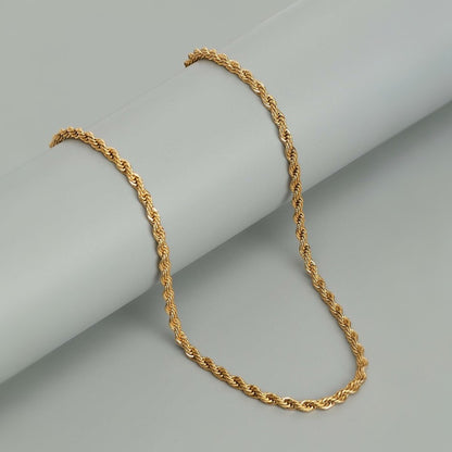 ROPE 18K GOLD PLATED CHAIN
