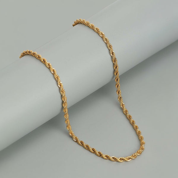 Rope 18K Gold Plated Chain