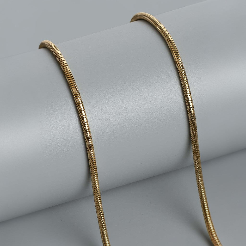 SNAKE 18K GOLD PLATED CHAIN - Main Image