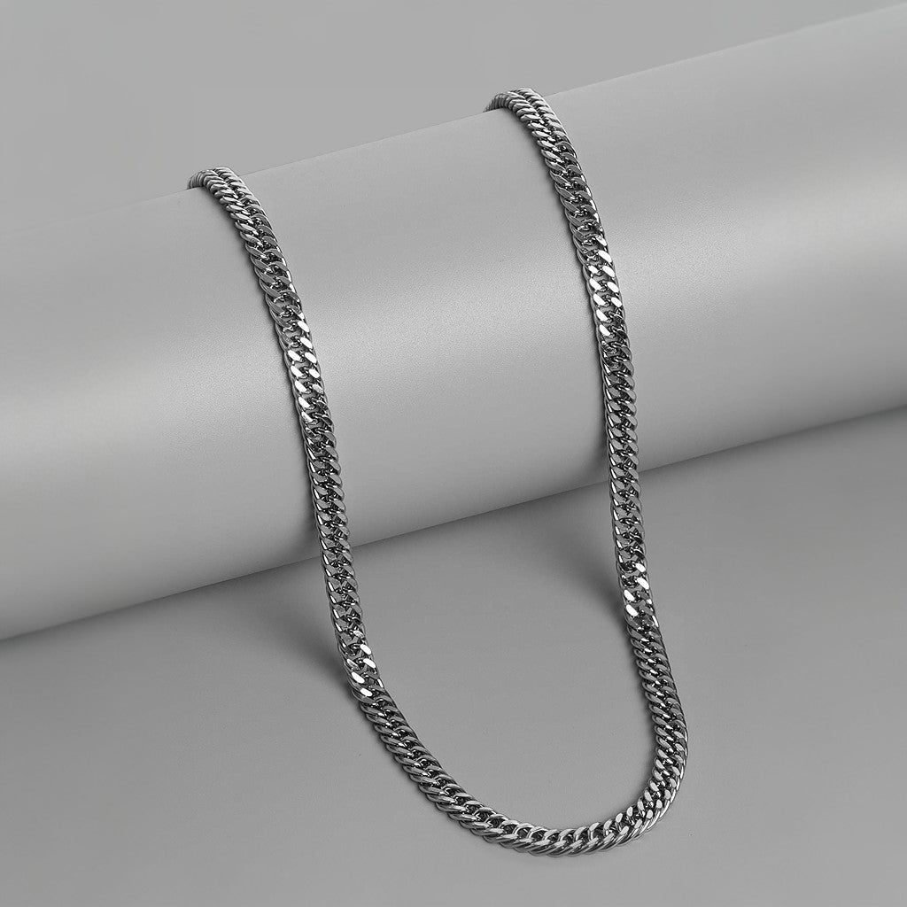 Fix Flat Link Silver Chain