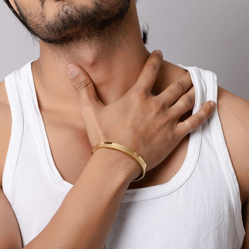 Dual Finish Gold Kada