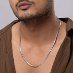 Mini Snake Silver Chain