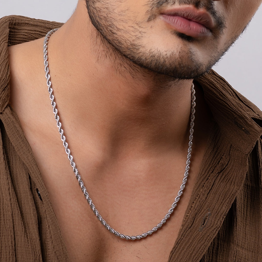 Rope Silver Chain