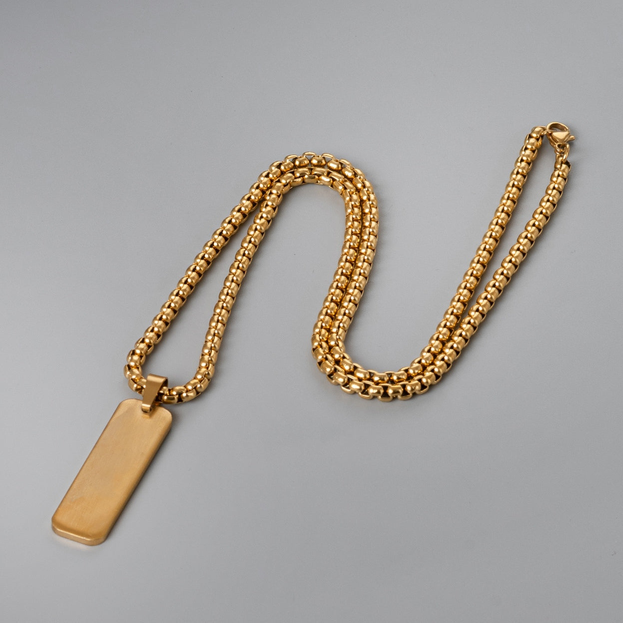 SMALL ID GOLDEN NECKLACE