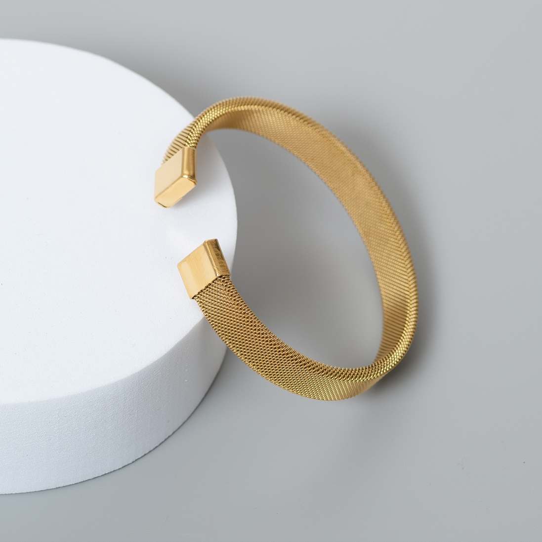 Steel Stride Gold Cuff