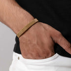 Steel Stride Gold Cuff