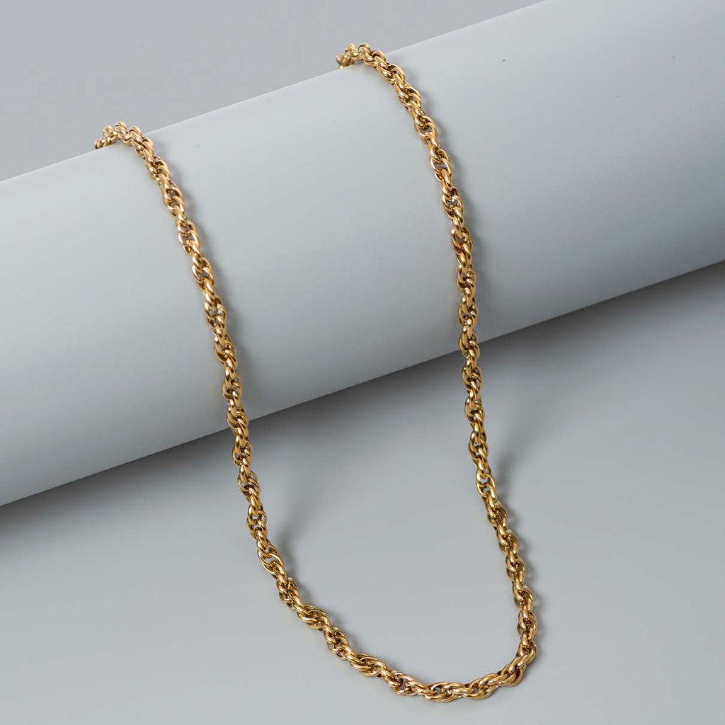 Rope Link 18K Gold Plated Chain