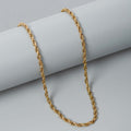 Rope Link 18K Gold Plated Chain