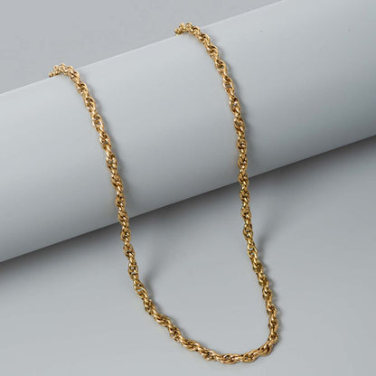 ROPE LINK 18K GOLD PLATED CHAIN