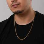 Rope Link 18K Gold Plated Chain