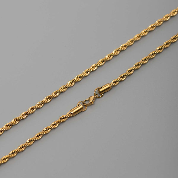 Rope 18K Gold Plated Chain