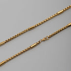 Crown Link 18K Gold Plated Chain