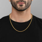 Golden Cascade 3mm 18K Gold Plated Chain