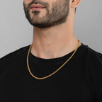 Golden Cascade 3mm 18K Gold Plated Chain