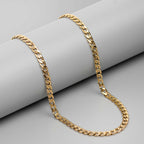 Cuban 18K Gold Plated Chain