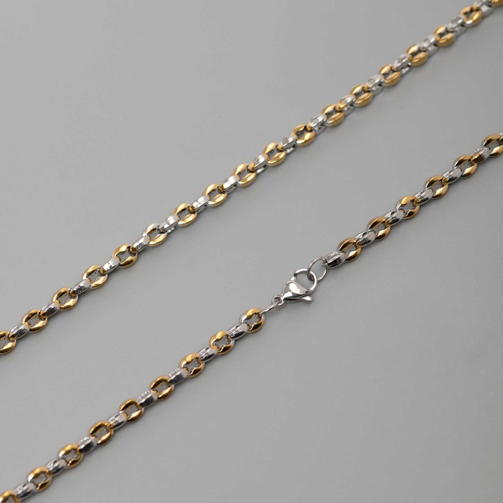 Hybrid Silver Link 18K Gold Plated Chain