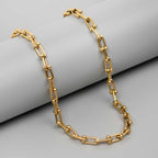 Gold Rivet 18K Gold Plated Chain