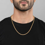 Rope 18K Gold Plated Chain