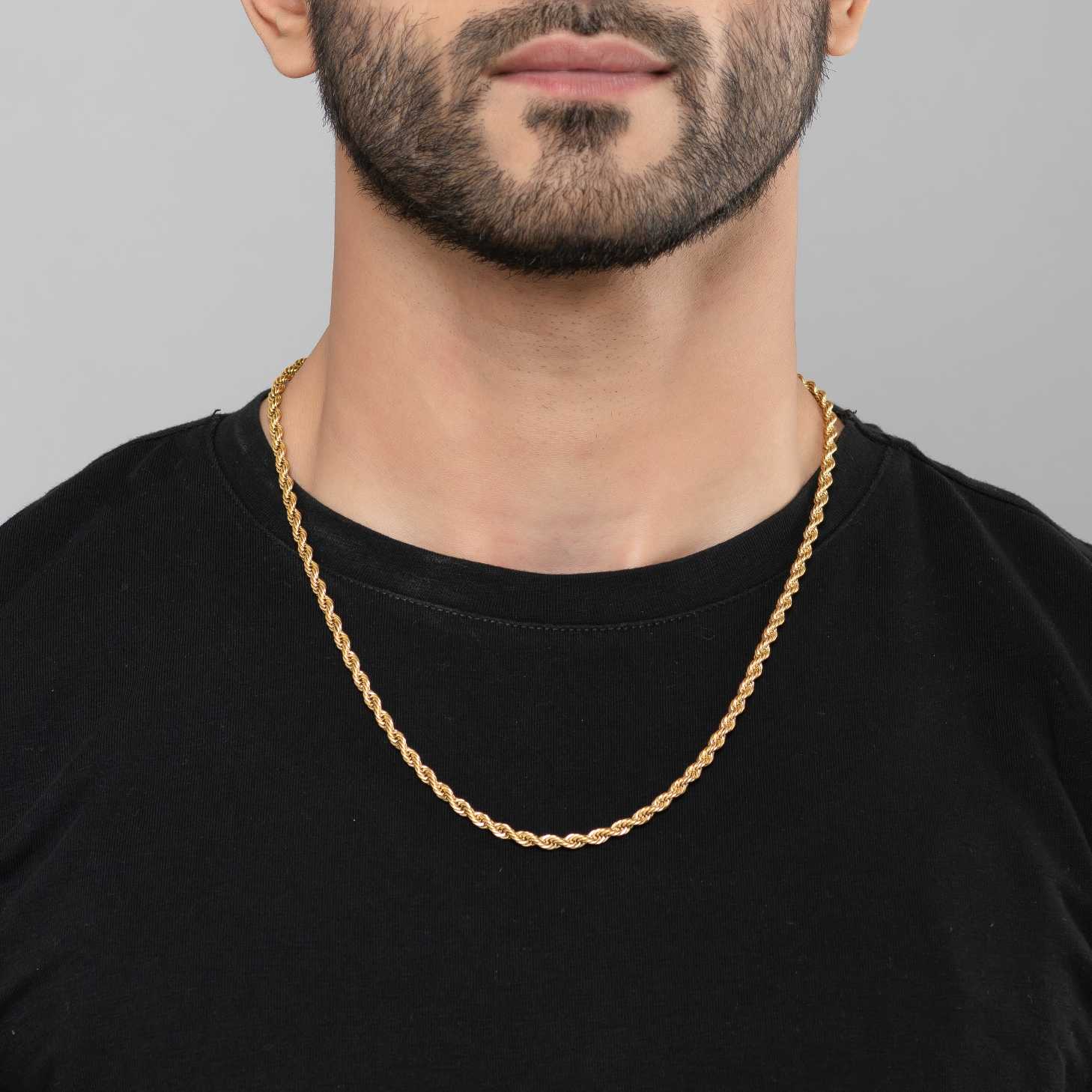 Rope 18K Gold Plated Chain