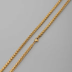 Golden Cascade 3mm 18K Gold Plated Chain