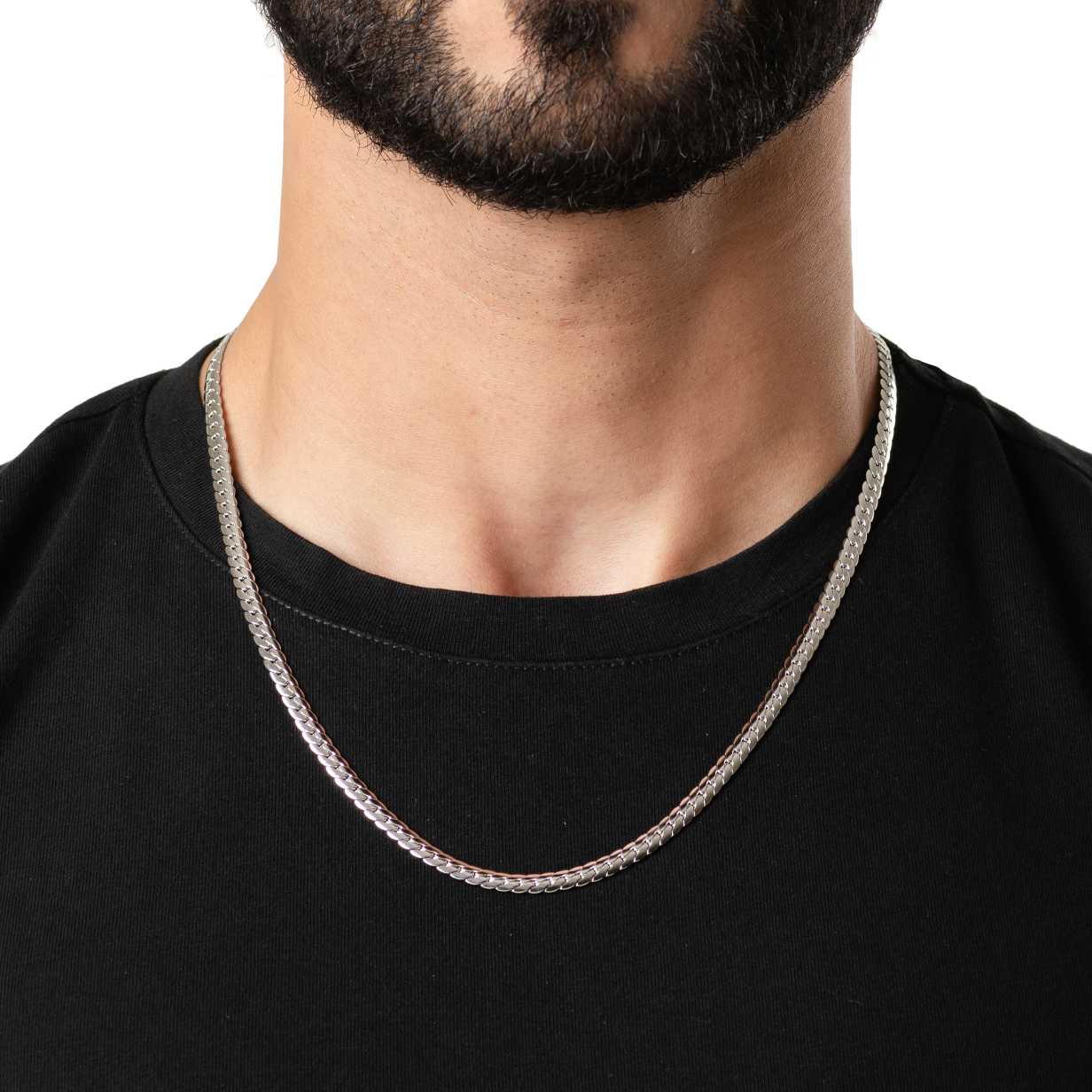 Slither Line Silver Chain