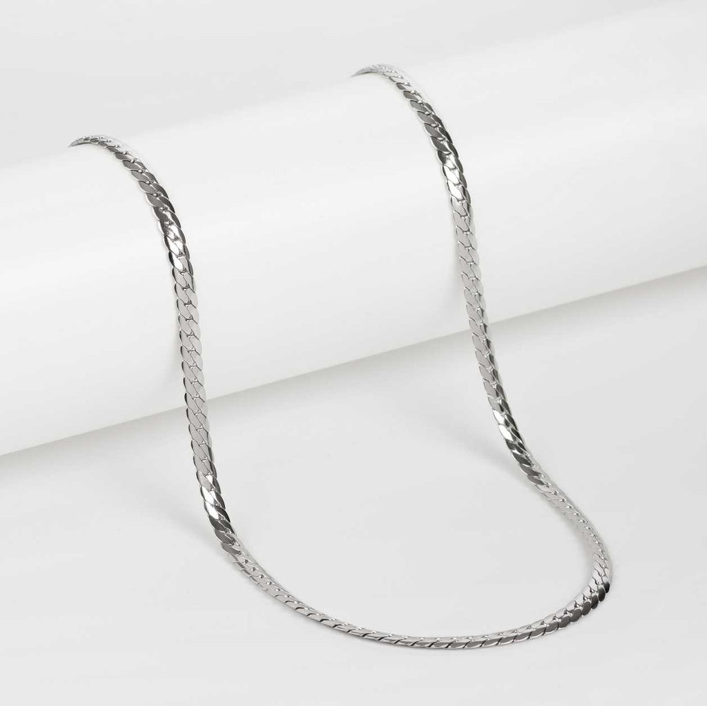Slither Line Silver Chain