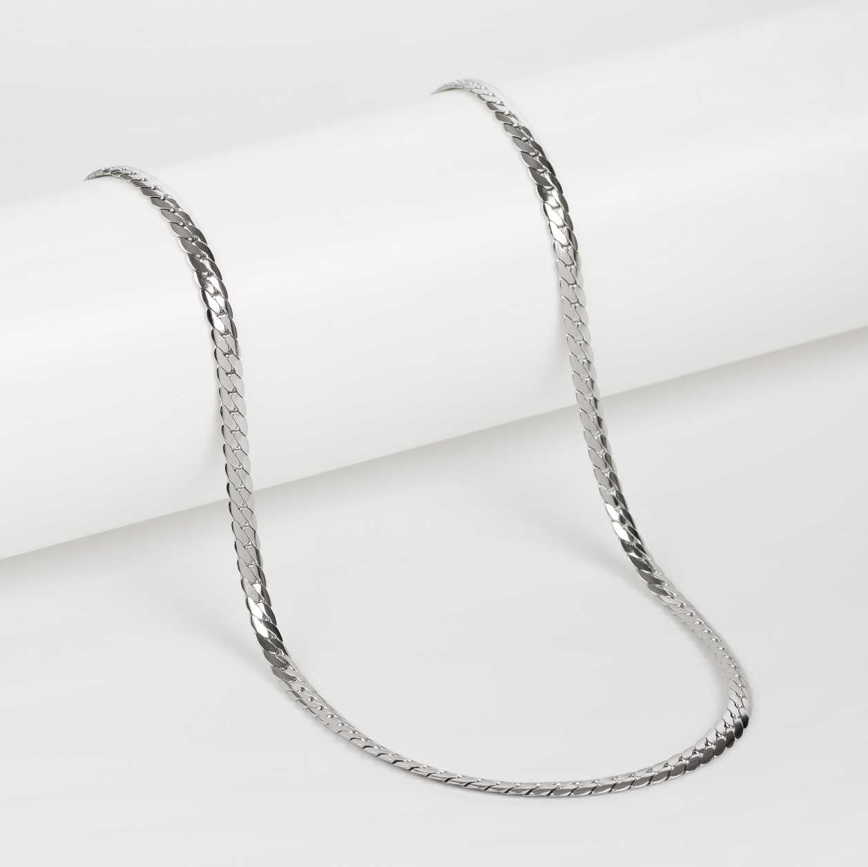 Slither Line Silver Chain