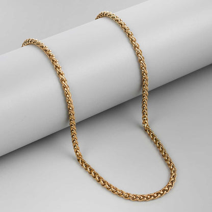 GOLDEN CASCADE 5MM 18K GOLD PLATED CHAIN