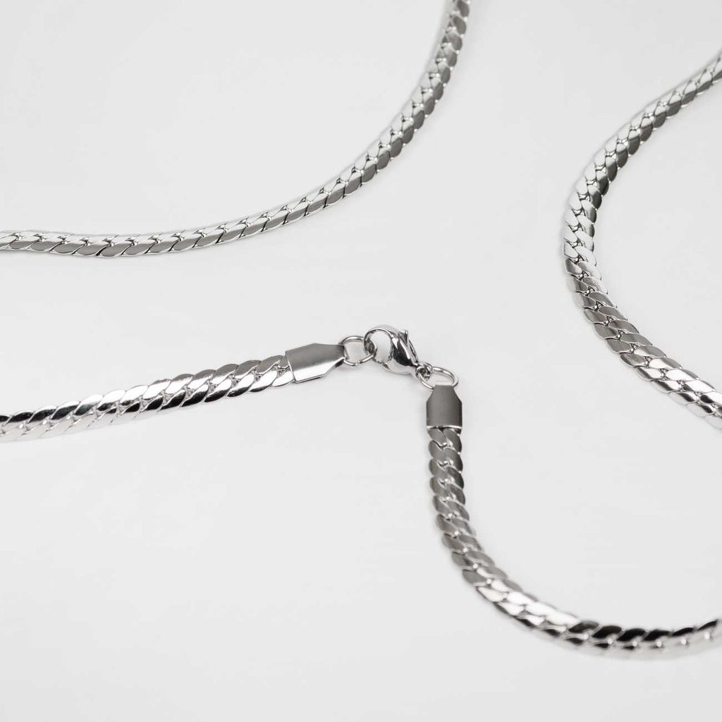 Slither Line Silver Chain