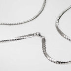 Slither Line Silver Chain