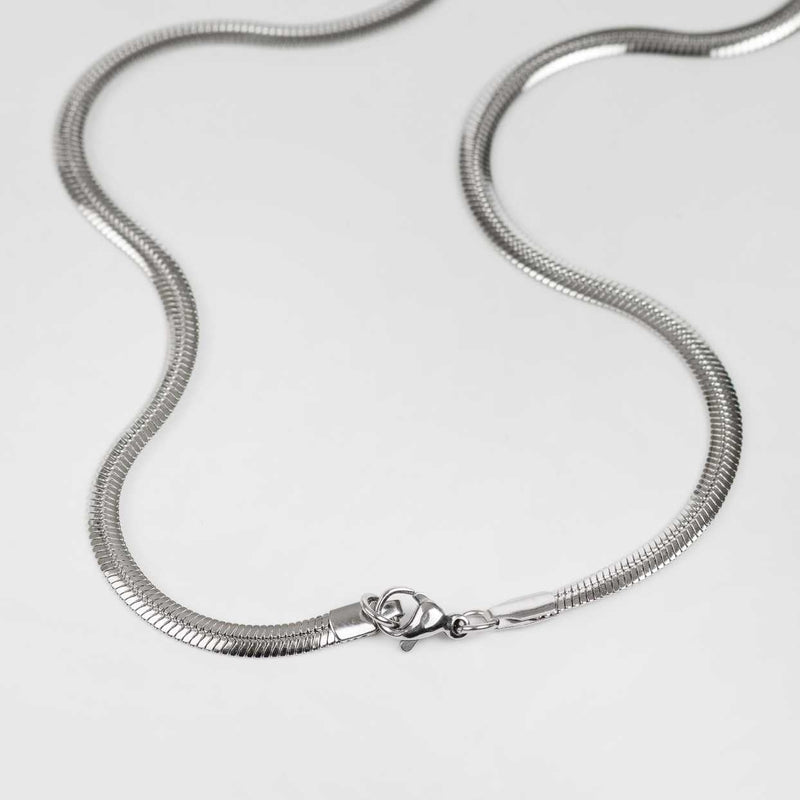 Mini Snake Silver Chain